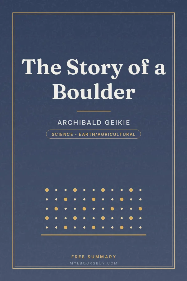 Cover of The Story of a Boulder