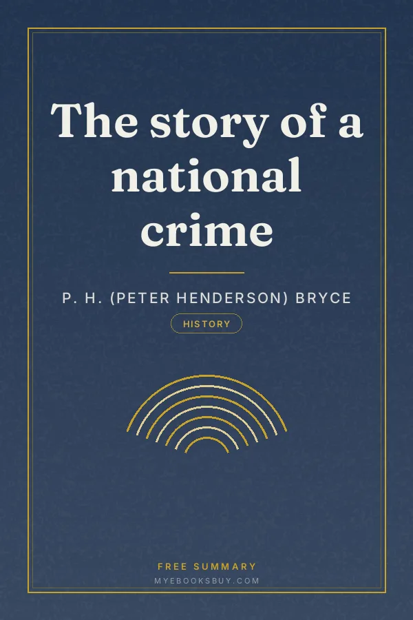 Cover of The story of a national crime