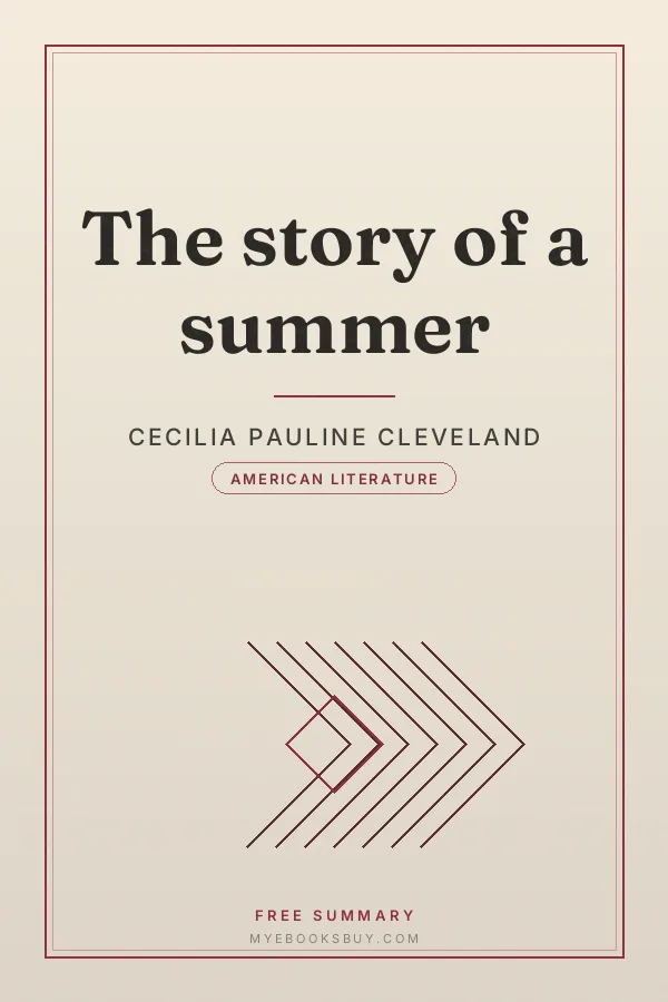 Cover of The story of a summer