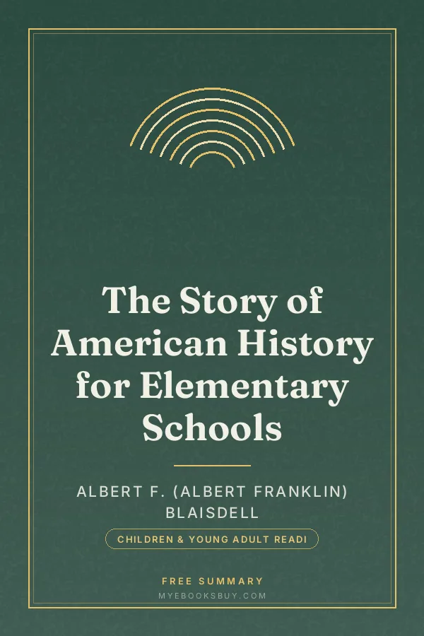 Cover of The Story of American History for Elementary Schools