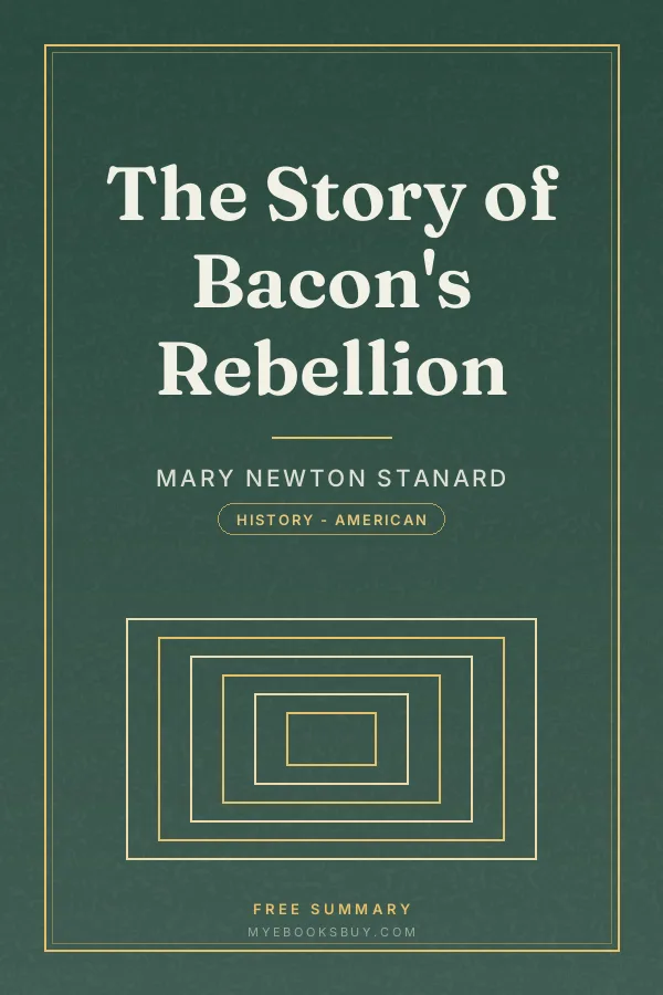 Cover of The Story of Bacon's Rebellion