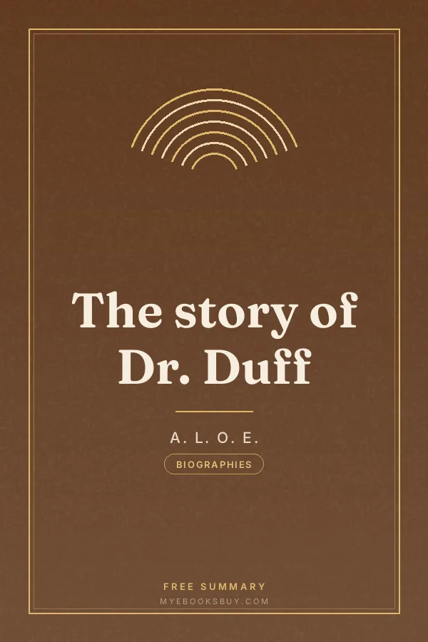 Cover of The story of Dr. Duff