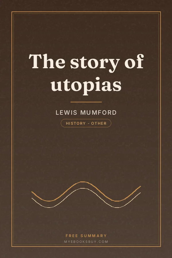 Cover of The story of utopias