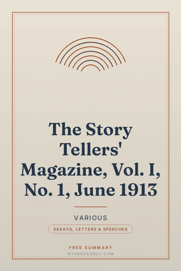 Cover of The Story Tellers' Magazine, Vol. I, No. 1, June 1913