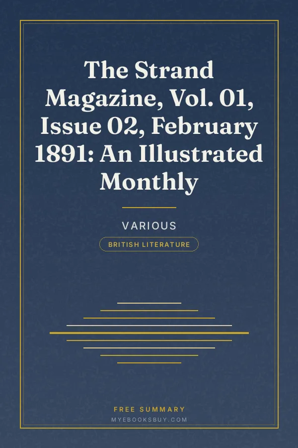 Cover of The Strand Magazine, Vol. 01, Issue 02, February 1891: An Illustrated Monthly