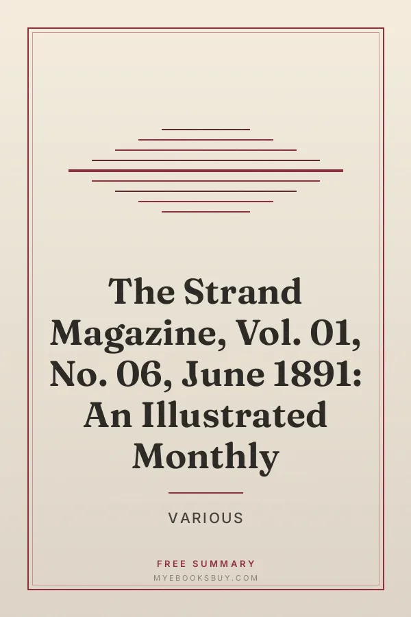 Cover of The Strand Magazine, Vol. 01, No. 06, June 1891: An Illustrated Monthly