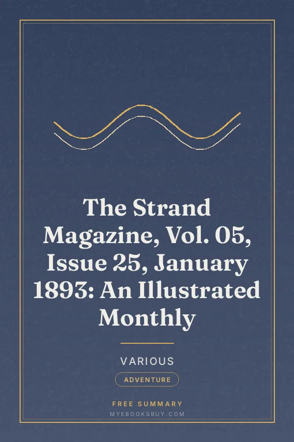 Cover of The Strand Magazine, Vol. 05, Issue 25, January 1893: An Illustrated Monthly