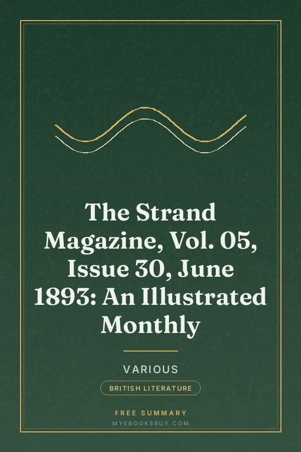 Cover of The Strand Magazine, Vol. 05, Issue 30, June 1893: An Illustrated Monthly