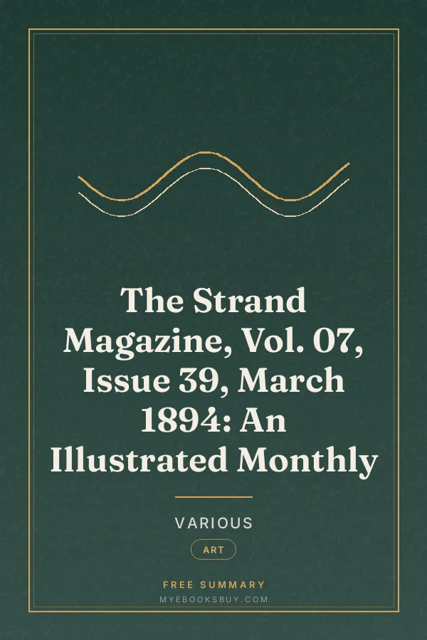 Cover of The Strand Magazine, Vol. 07, Issue 39, March 1894: An Illustrated Monthly