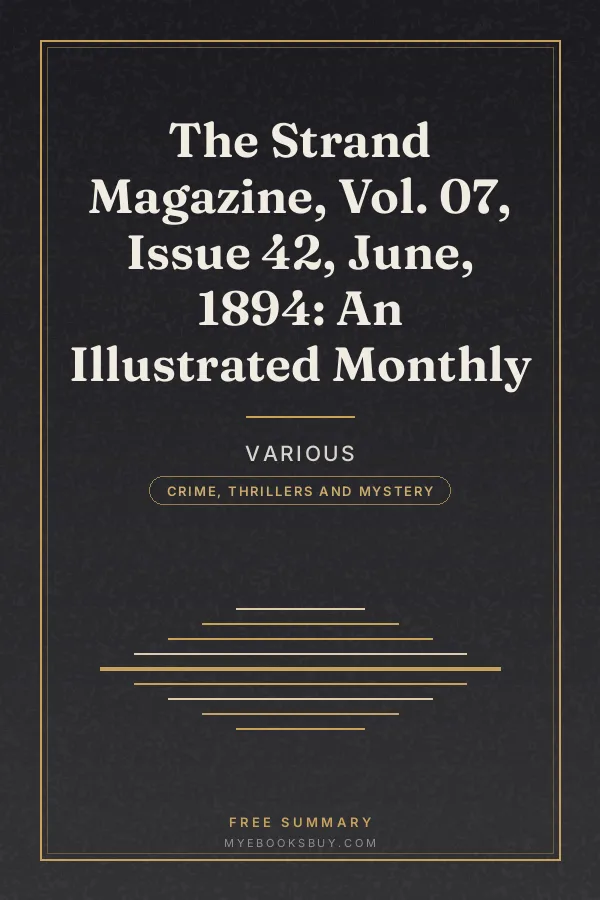 Cover of The Strand Magazine, Vol. 07, Issue 42, June, 1894: An Illustrated Monthly