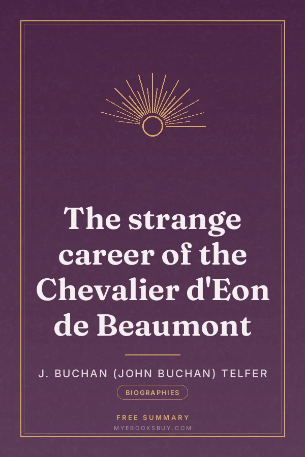 Cover of The strange career of the Chevalier d'Eon de Beaumont