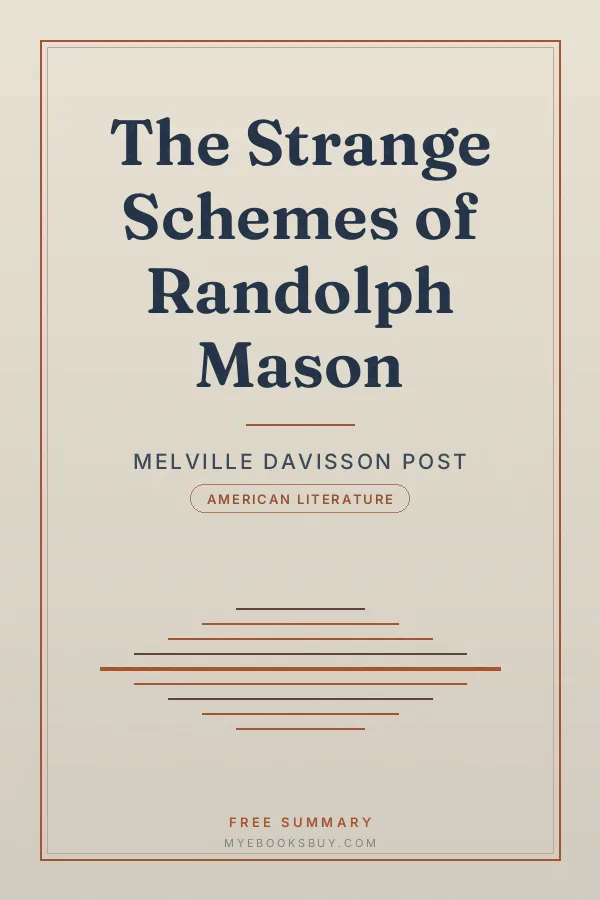 Cover of The Strange Schemes of Randolph Mason