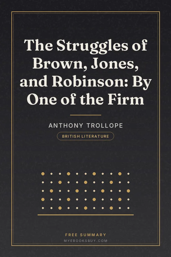 Cover of The Struggles of Brown, Jones, and Robinson: By One of the Firm