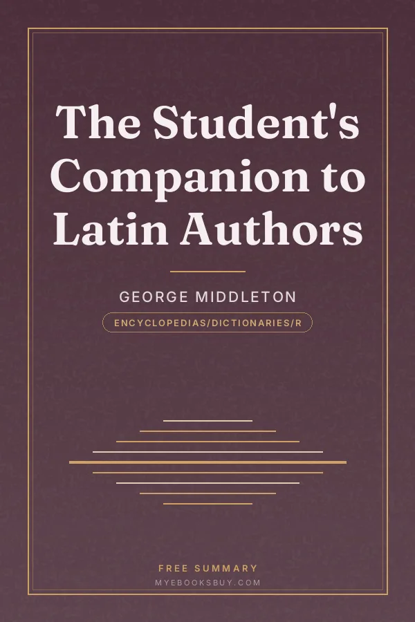 Cover of The Student's Companion to Latin Authors