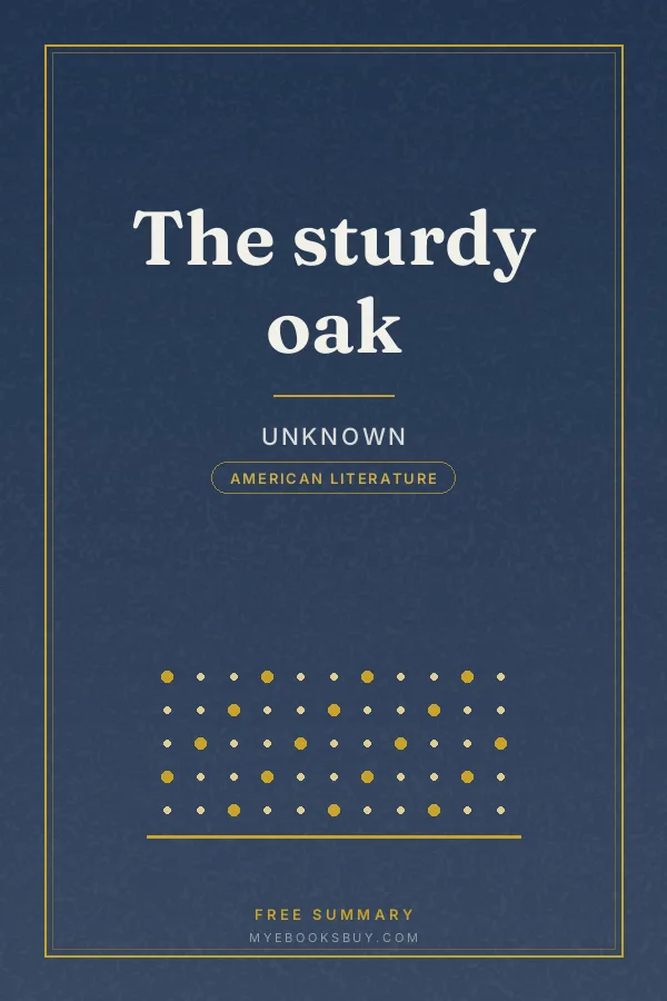Cover of The sturdy oak
