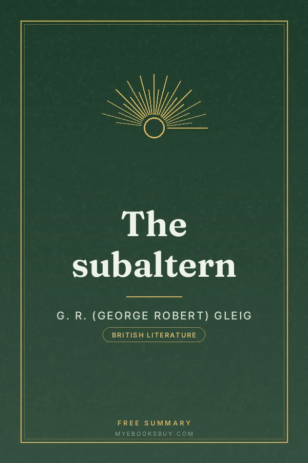 Cover of The subaltern