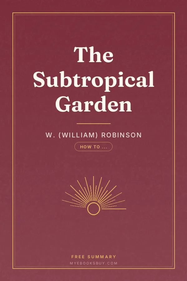 Cover of The Subtropical Garden
