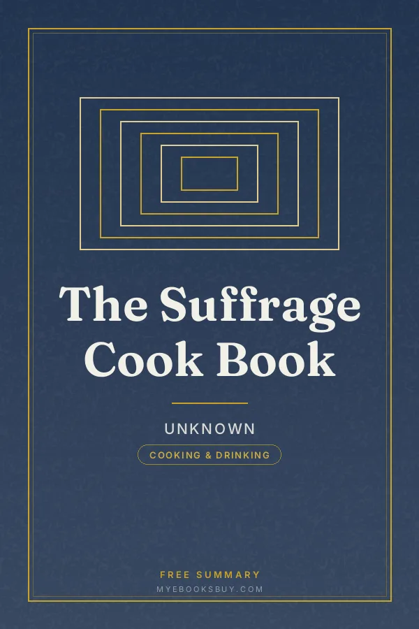 Cover of The Suffrage Cook Book