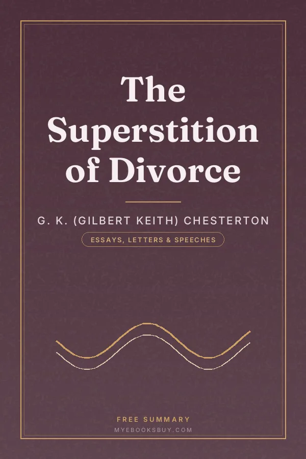 Cover of The Superstition of Divorce