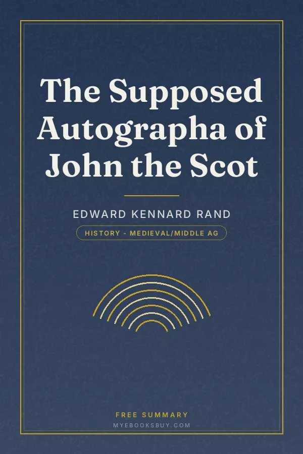 Cover of The Supposed Autographa of John the Scot