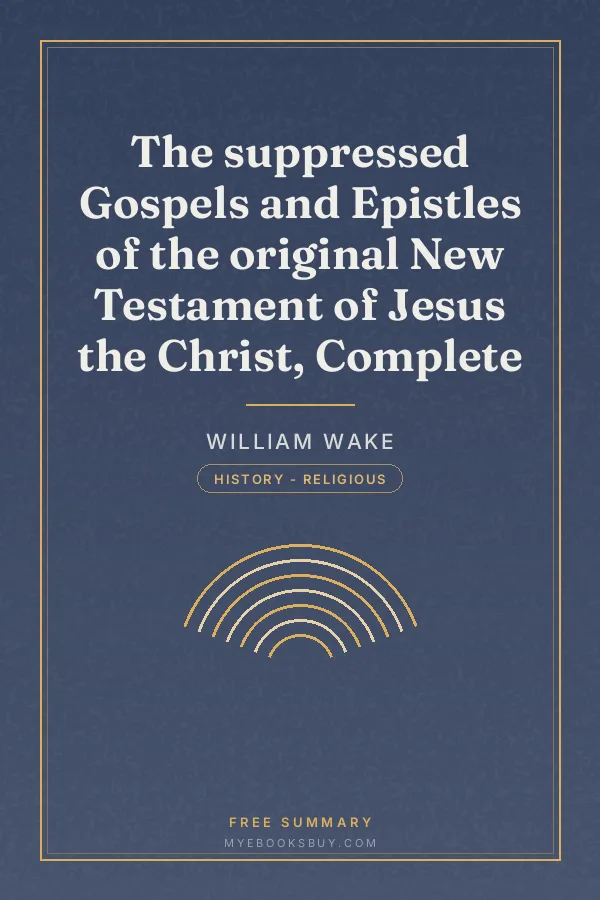 Cover of The suppressed Gospels and Epistles of the original New Testament of Jesus the Christ, Complete