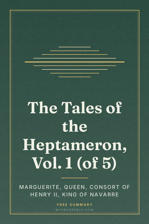 Cover of The Tales of the Heptameron, Vol. 1 (of 5)