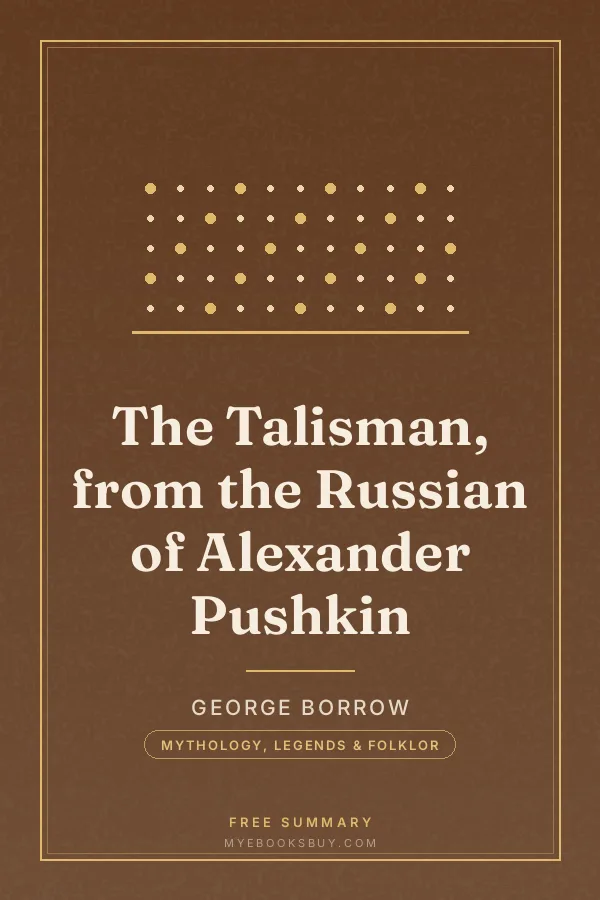 Cover of The Talisman, from the Russian of Alexander Pushkin