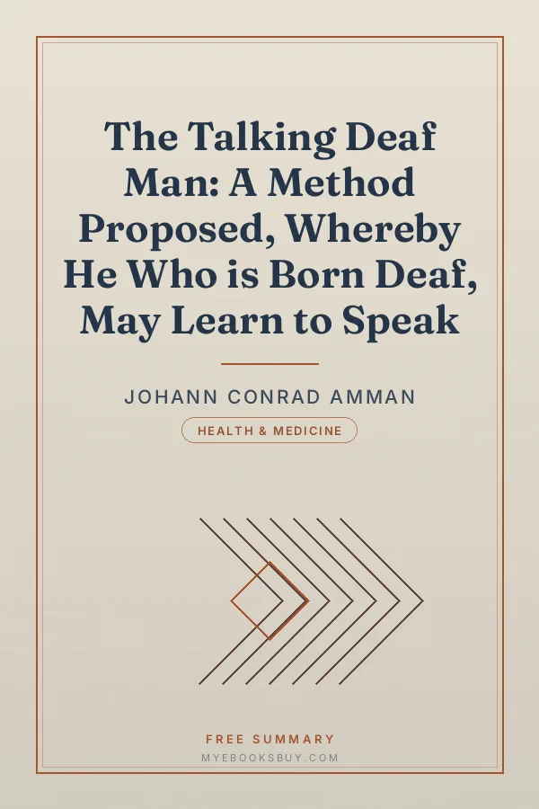 Cover of The Talking Deaf Man: A Method Proposed, Whereby He Who is Born Deaf, May Learn to Speak