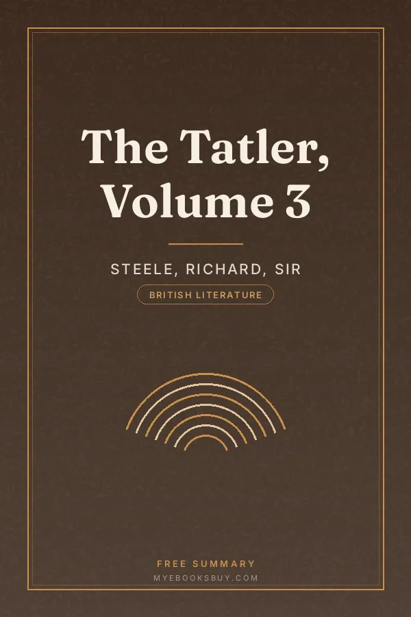 Cover of The Tatler, Volume 3