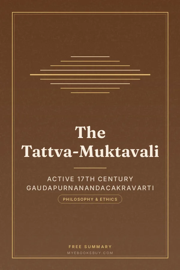 Cover of The Tattva-Muktavali