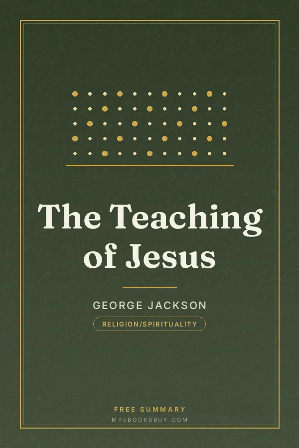 Cover of The Teaching of Jesus