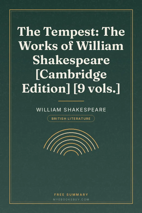Cover of The Tempest: The Works of William Shakespeare [Cambridge Edition] [9 vols.]