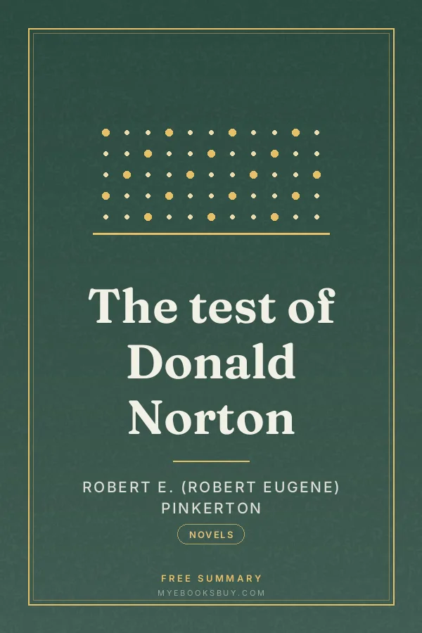 Cover of The test of Donald Norton