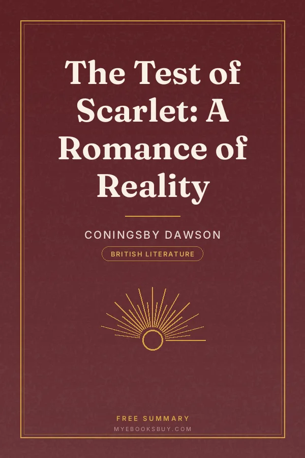 Cover of The Test of Scarlet: A Romance of Reality
