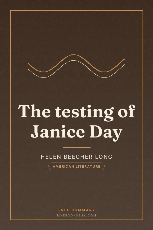 Cover of The testing of Janice Day