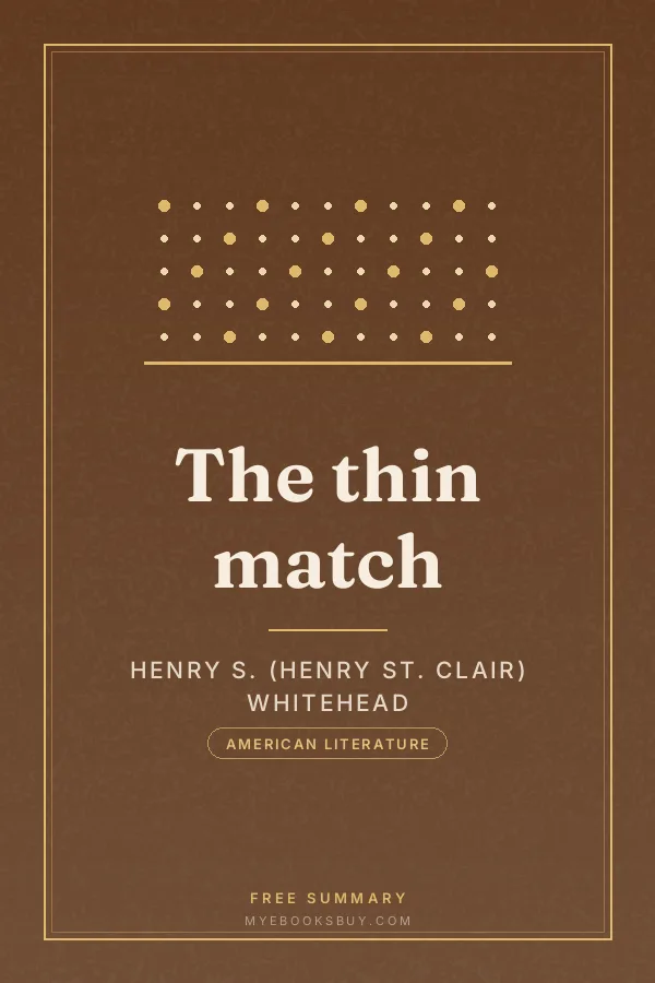 Cover of The thin match