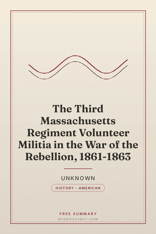 Cover of The Third Massachusetts Regiment Volunteer Militia in the War of the Rebellion, 1861-1863