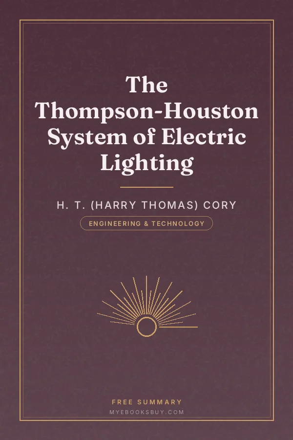 Cover of The Thompson-Houston System of Electric Lighting