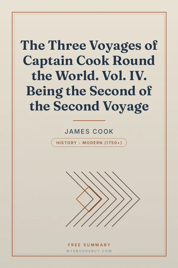 Cover of The Three Voyages of Captain Cook Round the World. Vol. IV. Being the Second of the Second Voyage