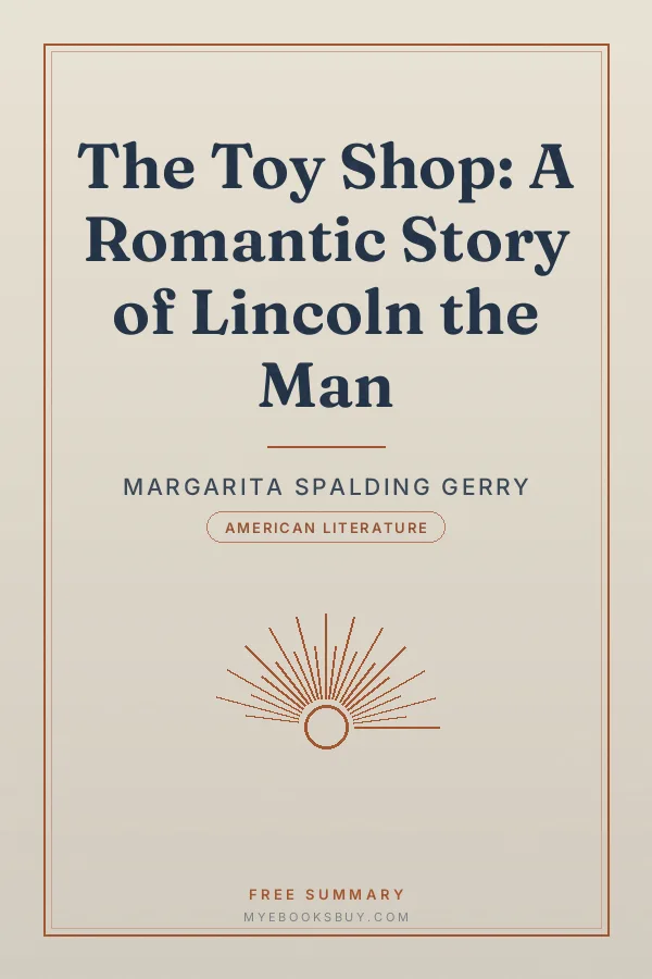 Cover of The Toy Shop: A Romantic Story of Lincoln the Man