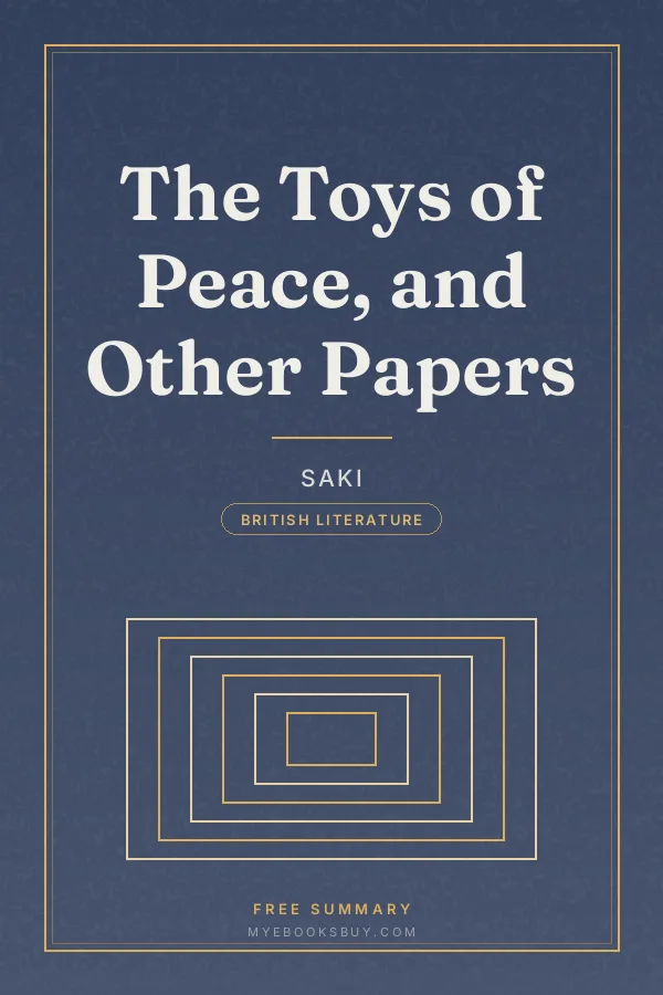 Cover of The Toys of Peace, and Other Papers