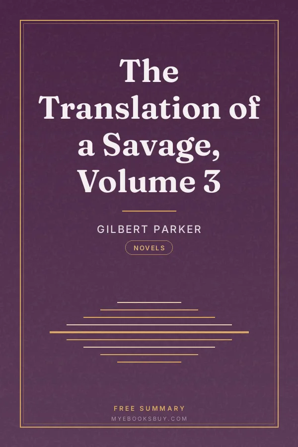 Cover of The Translation of a Savage, Volume 3
