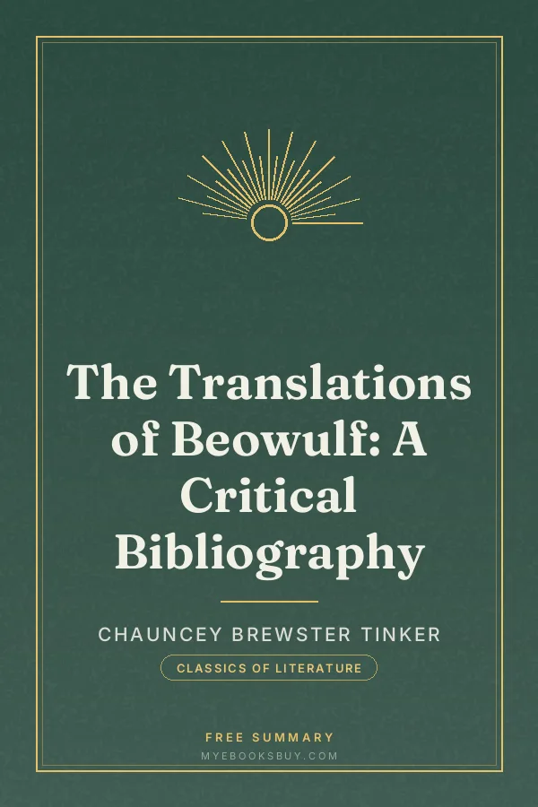 Cover of The Translations of Beowulf: A Critical Bibliography