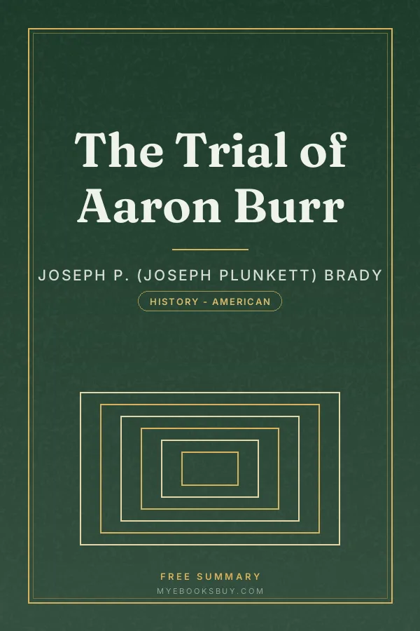 Cover of The Trial of Aaron Burr