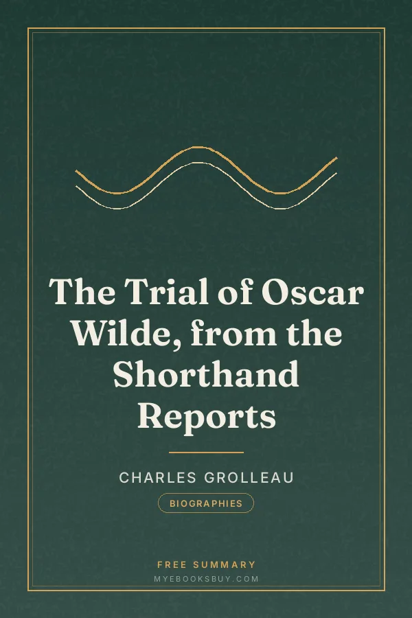 Cover of The Trial of Oscar Wilde, from the Shorthand Reports