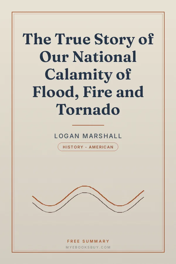 Cover of The True Story of Our National Calamity of Flood, Fire and Tornado