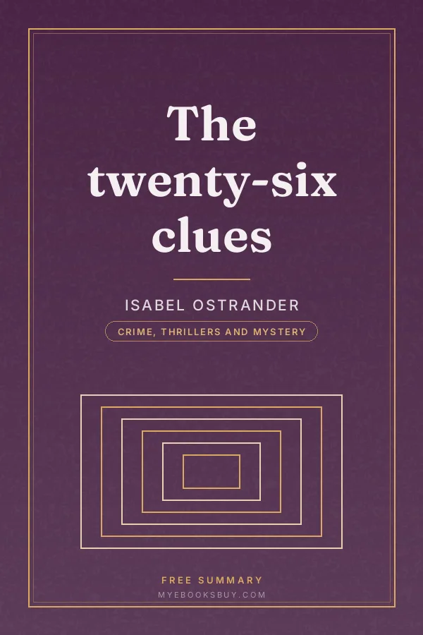 Cover of The twenty-six clues