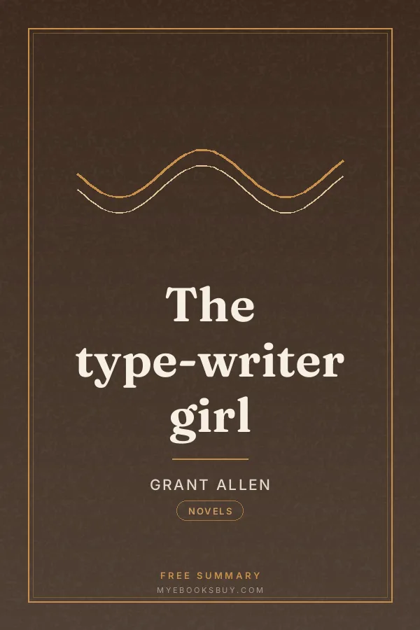 Cover of The type-writer girl