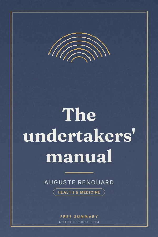Cover of The undertakers' manual