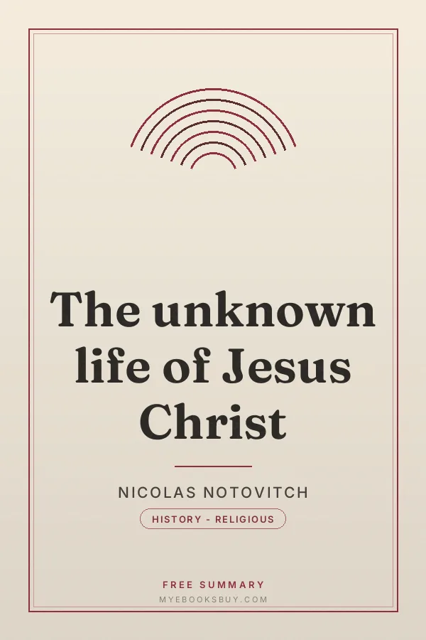 Cover of The unknown life of Jesus Christ